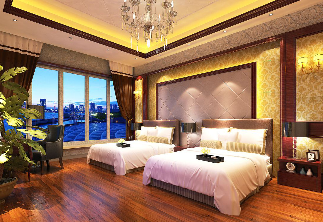 商務酒店臥室裝修設(shè)計圖片