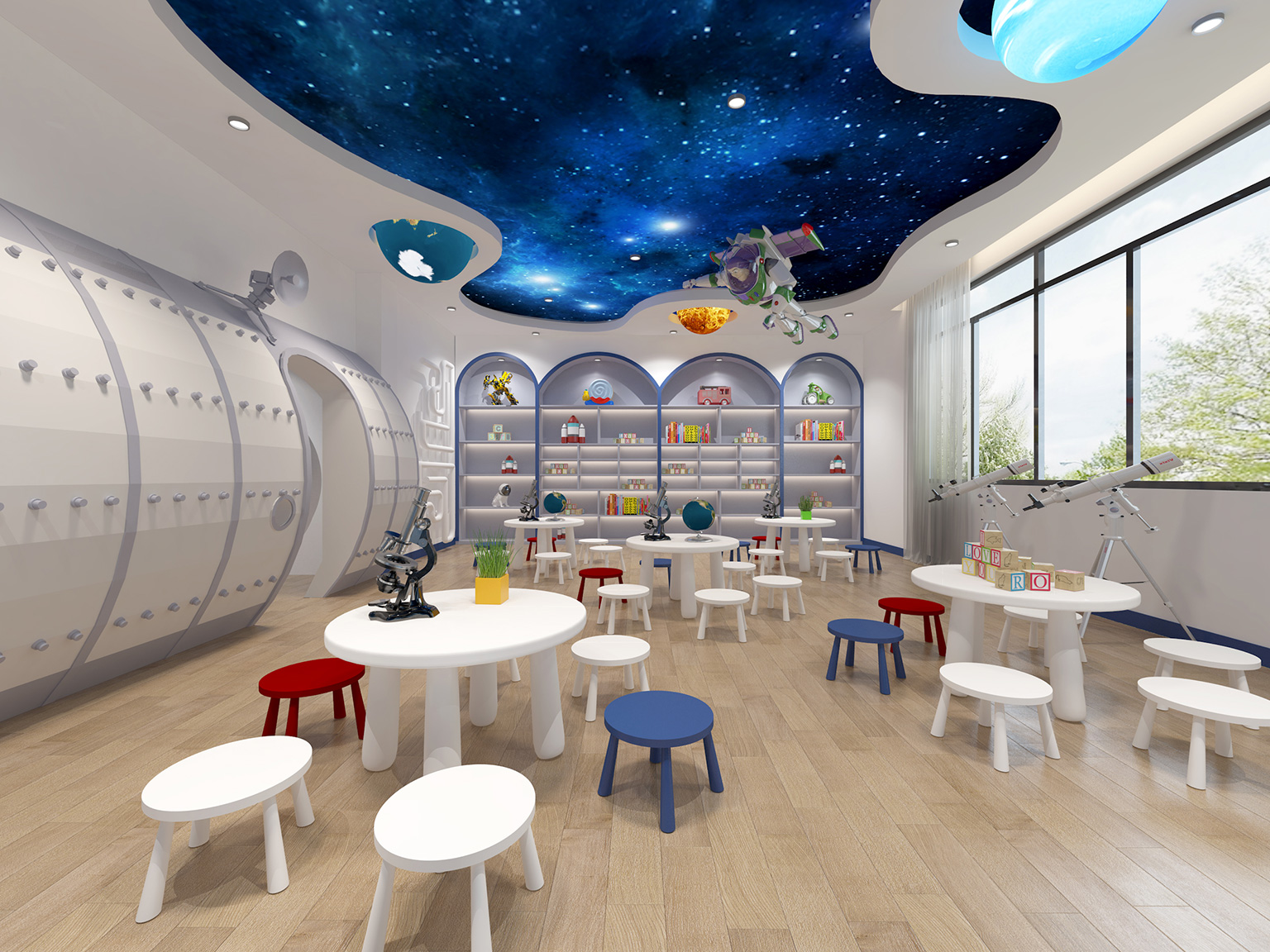 幼兒園室內裝修設計案例3